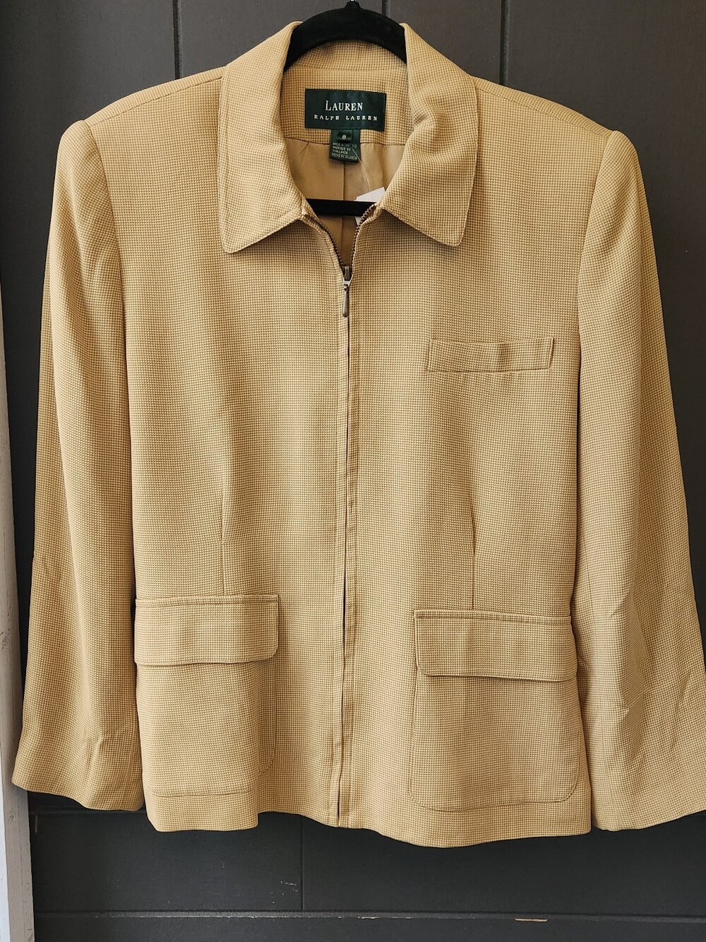 Vintage Ralph Lauren Zip front Jacket